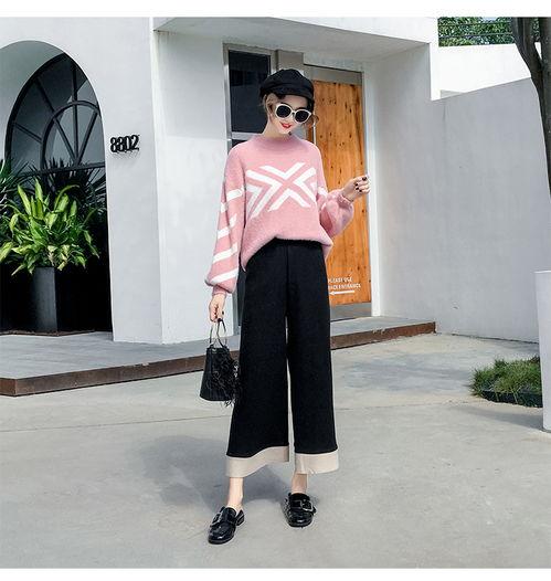 九分杏色休闲裤,春日时尚新宠，轻松打造休闲优雅风